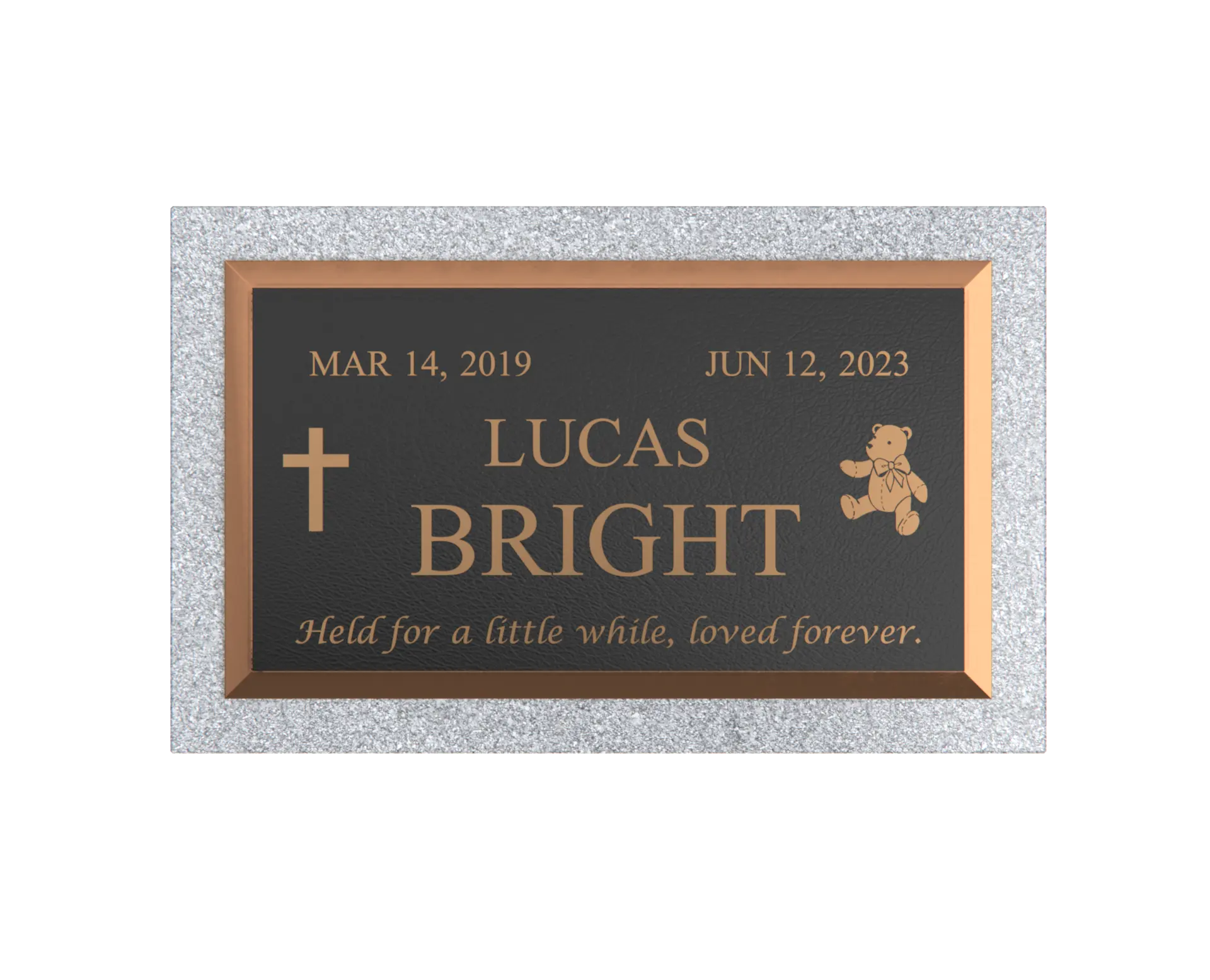 Premium Bronze Plaque 28"x 16"