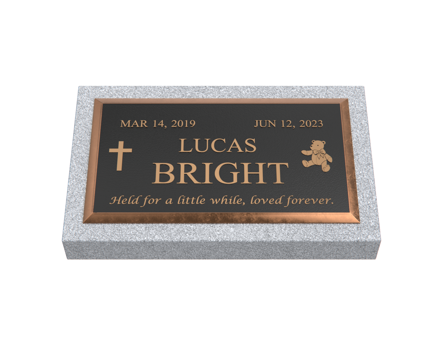 Premium Bronze Plaque 28"x 16" with Granite Base