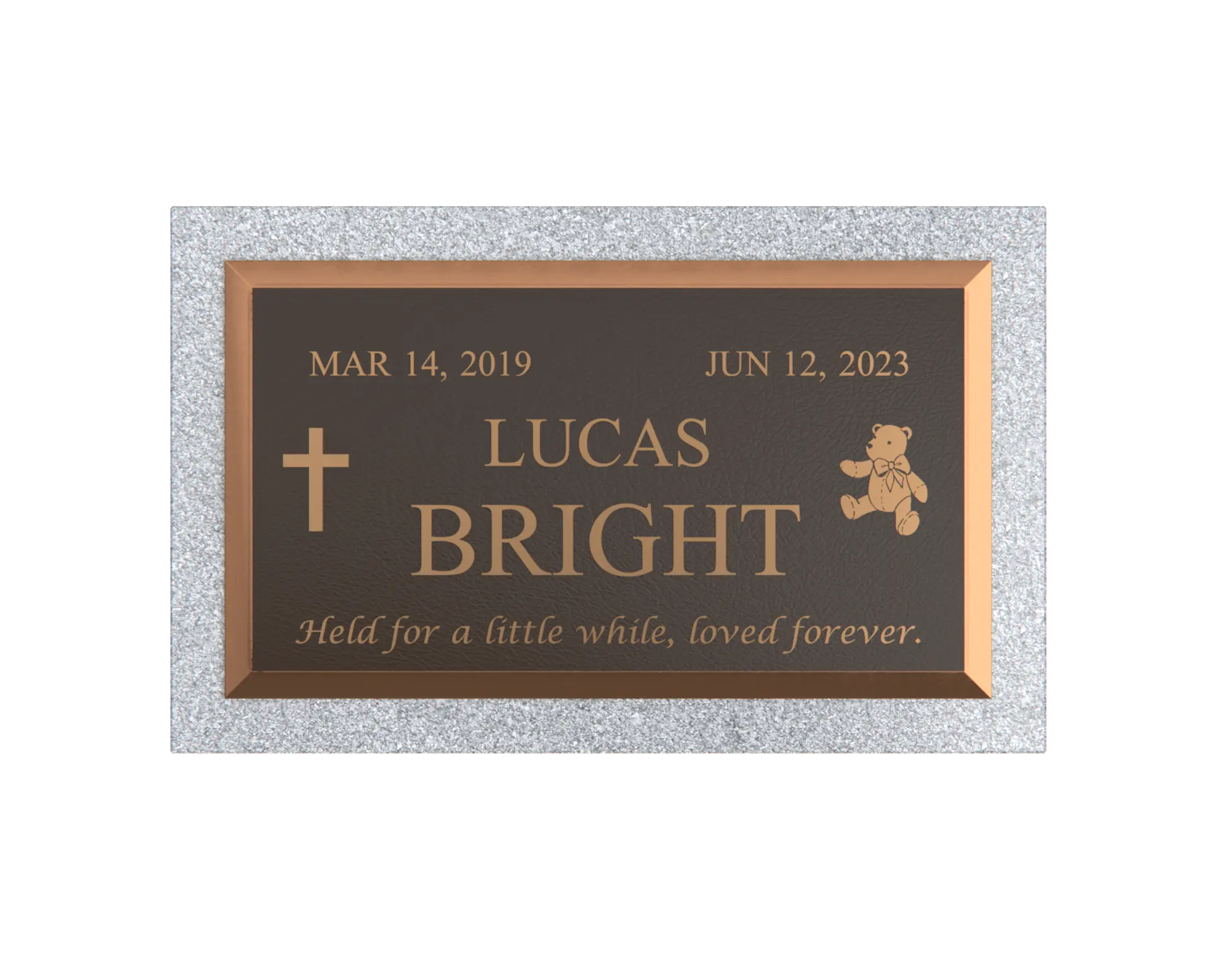 Premium Bronze Plaque 28"x 16"