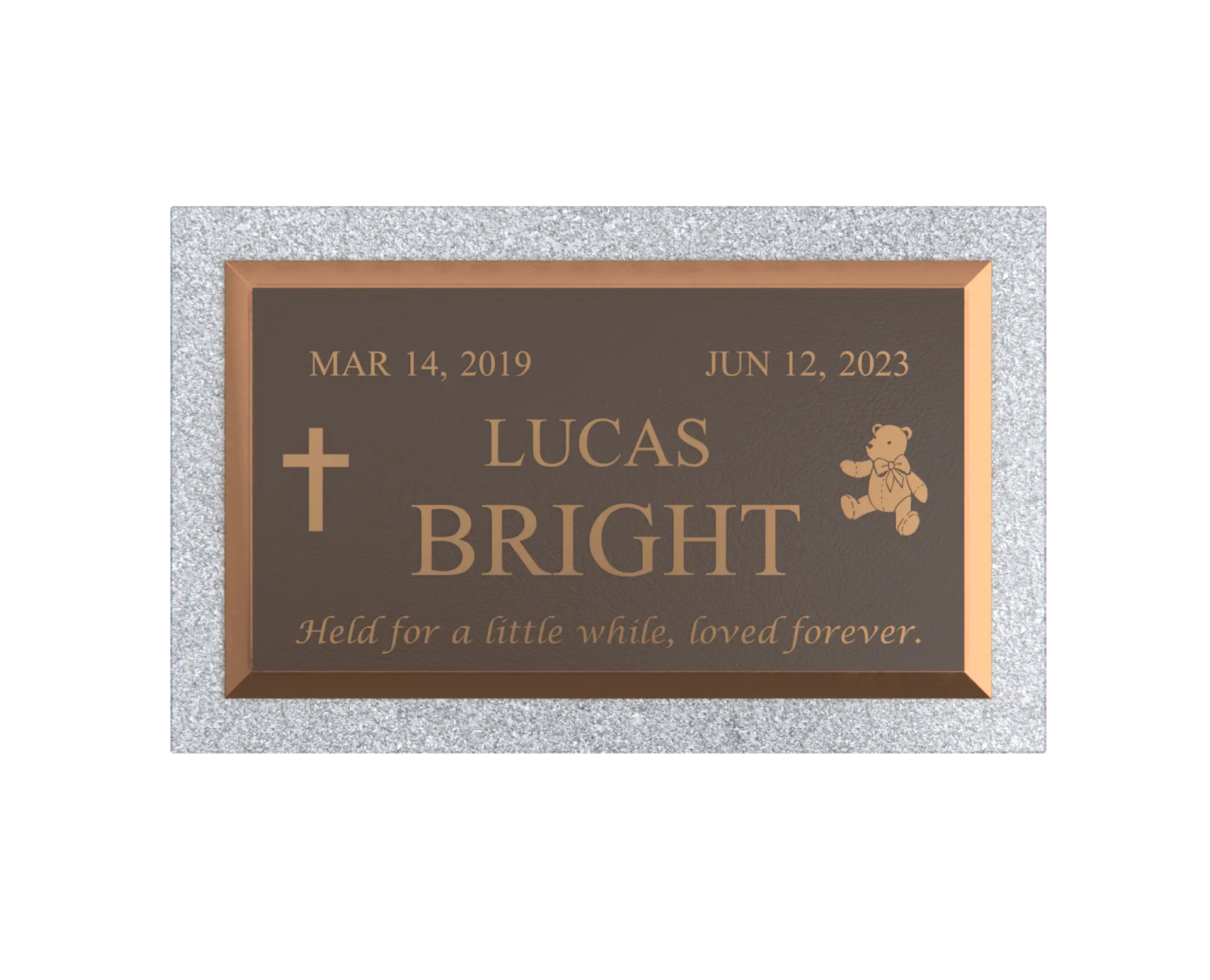 Premium Bronze Plaque 28"x 16"