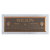 Premium Bronze Plaque 36"x 13"