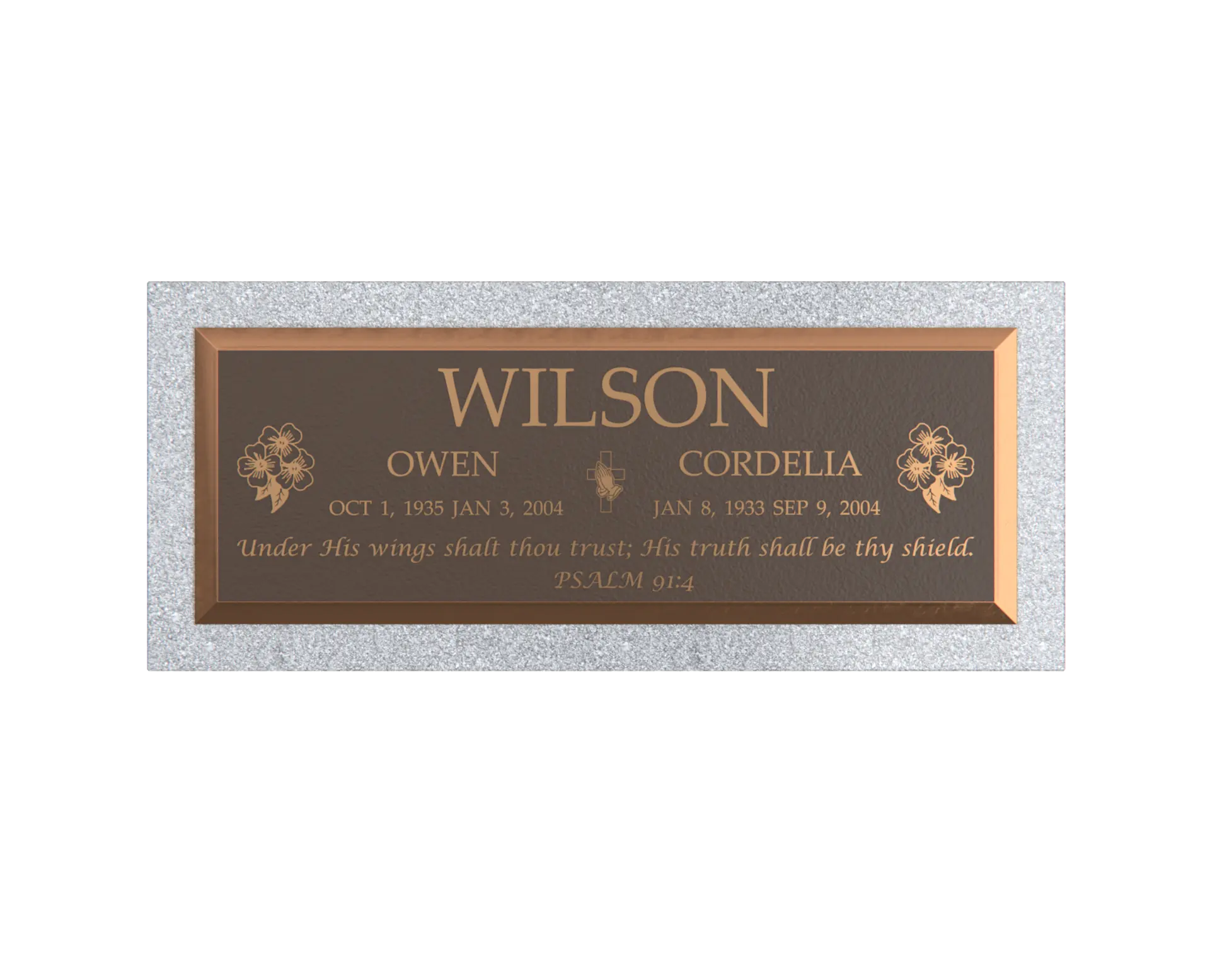Premium Bronze Plaque 36"x 13"