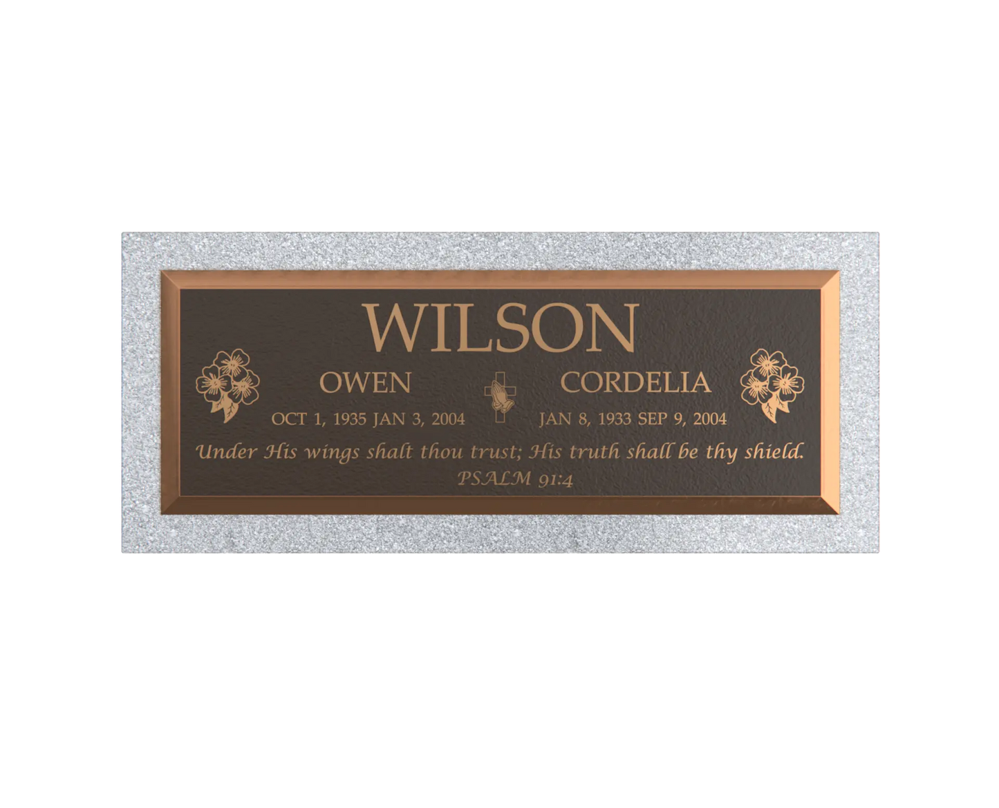 Premium Bronze Plaque 36"x 13"