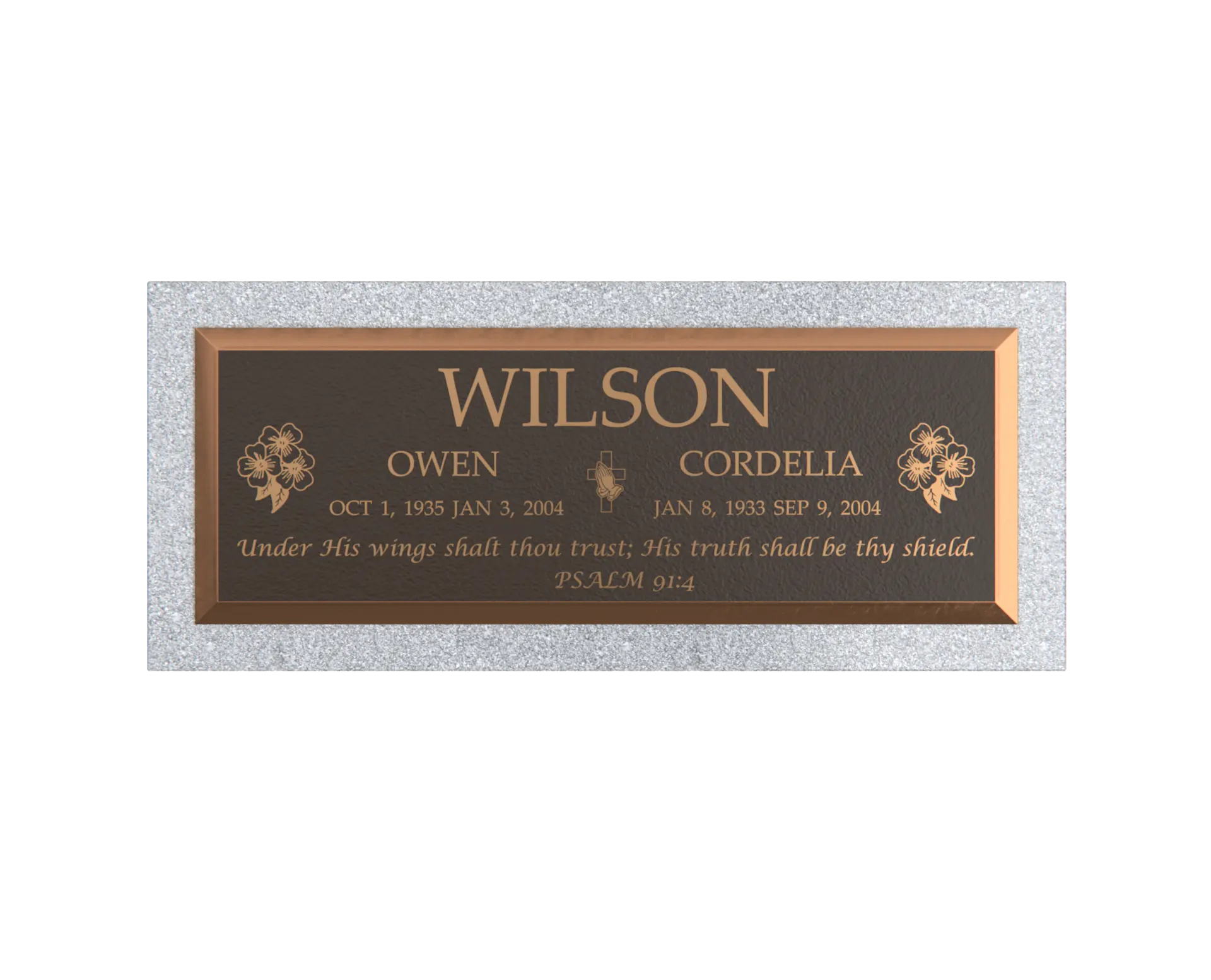 Premium Bronze Plaque 36"x 13"