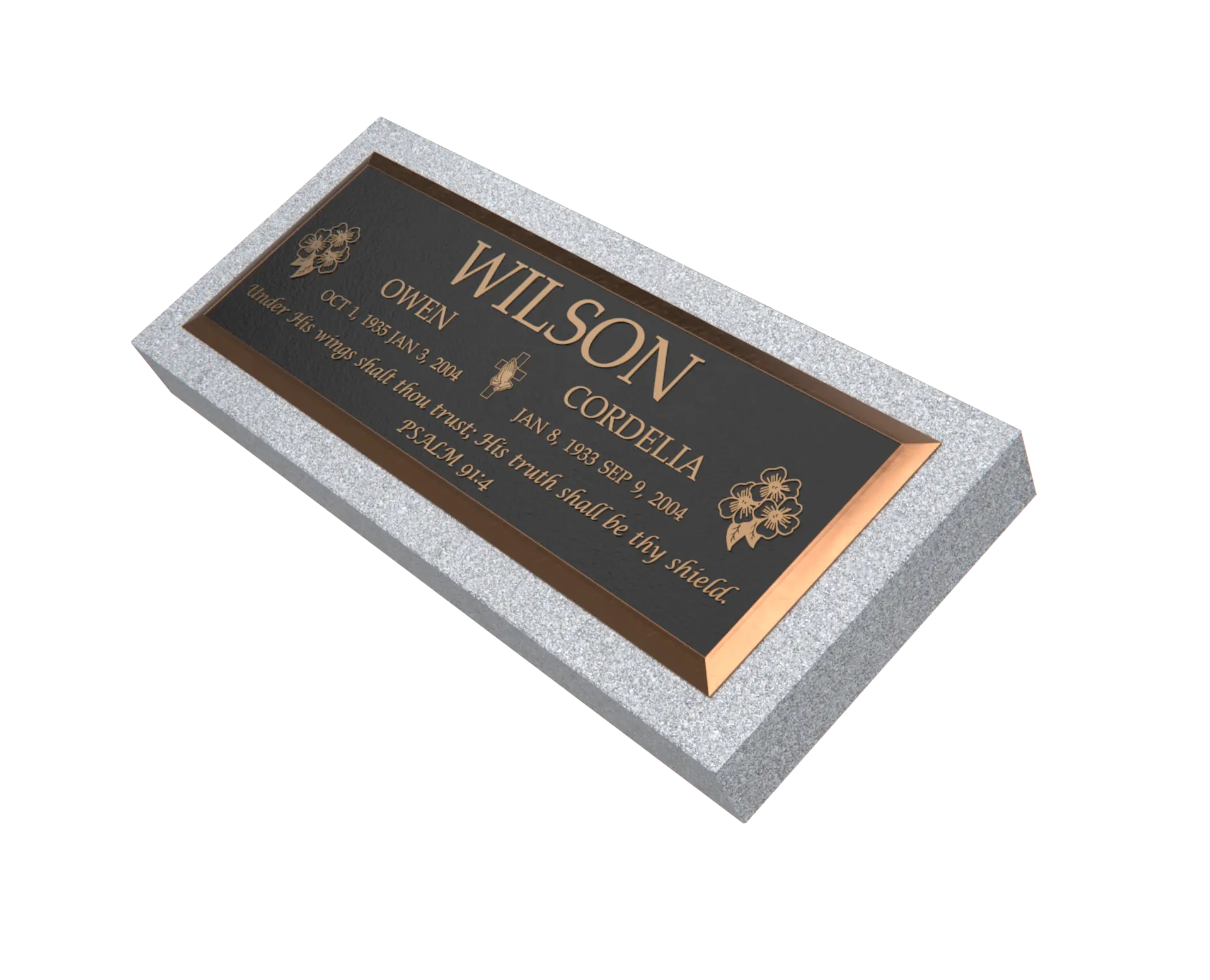 Premium Bronze Plaque 36"x 13"