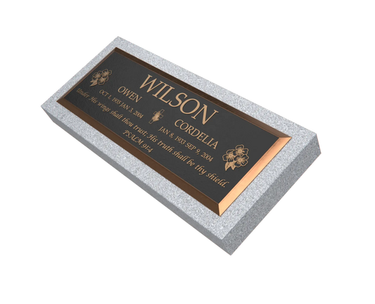 Premium Bronze Plaque 36"x 13"