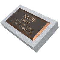 Premium Bronze Plaque 20"x 10" with Granite Base