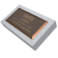 Premium Bronze Plaque 20"x 10" with Granite Base