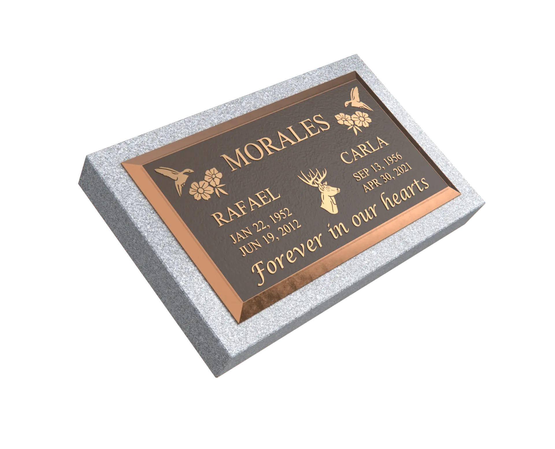 Premium Bronze Plaque 28"x 16"