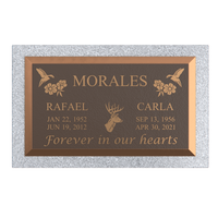 Premium Bronze Plaque 28"x 16" with Granite Base