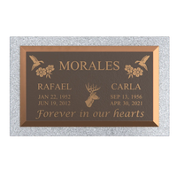 Premium Bronze Plaque 28"x 16"
