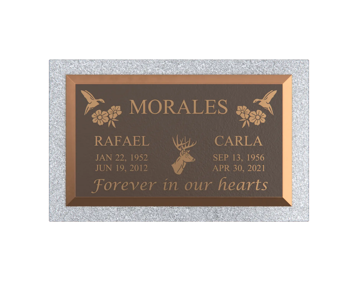 Premium Bronze Plaque 28"x 16"