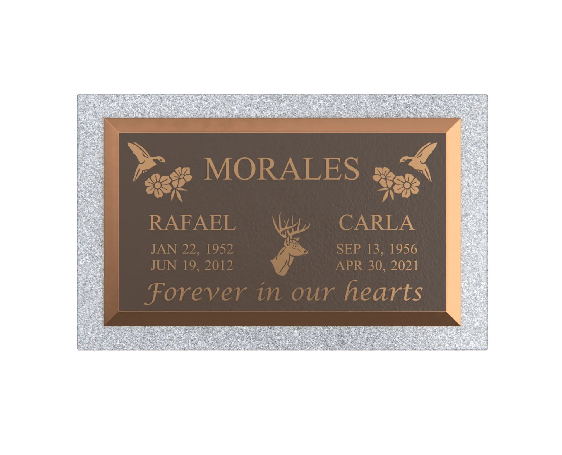 Premium Bronze Plaque 28"x 16"