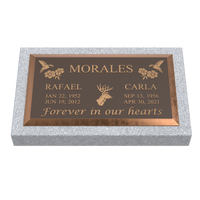 Premium Bronze Plaque 28"x 16" with Granite Base