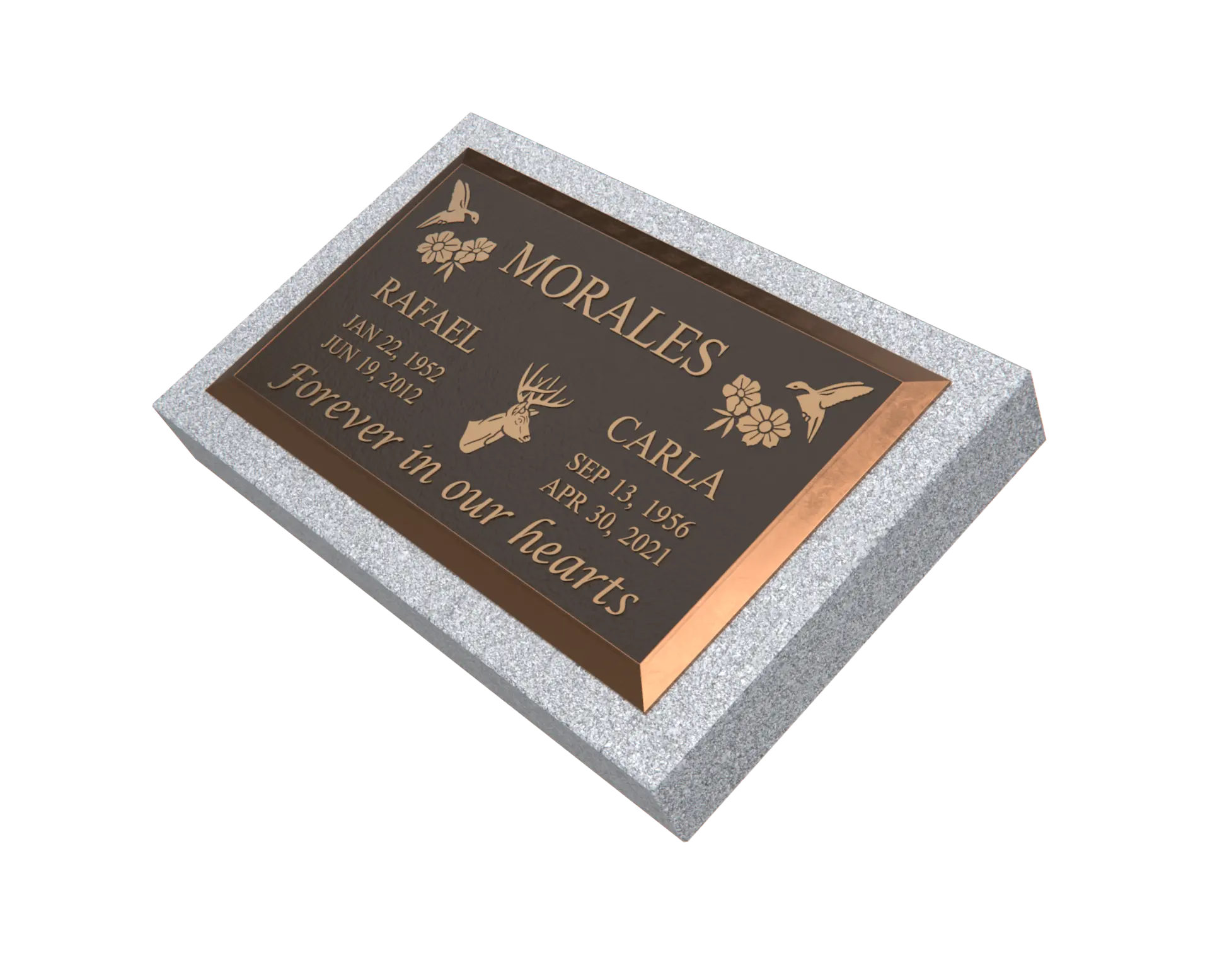 Premium Bronze Plaque 28"x 16"