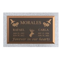 Premium Bronze Plaque 28"x 16"