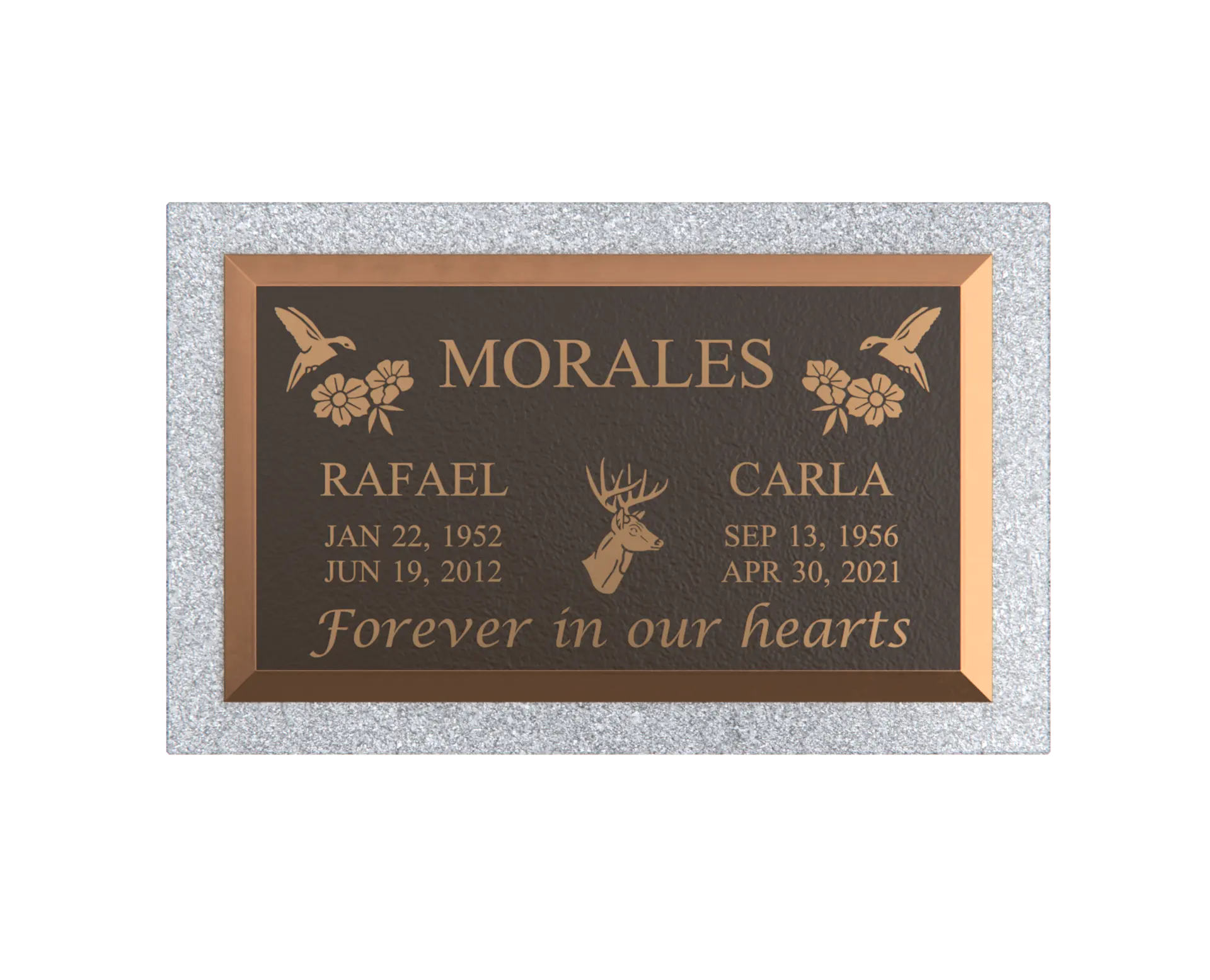 Premium Bronze Plaque 28"x 16"