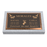 Premium Bronze Plaque 28"x 16" with Granite Base