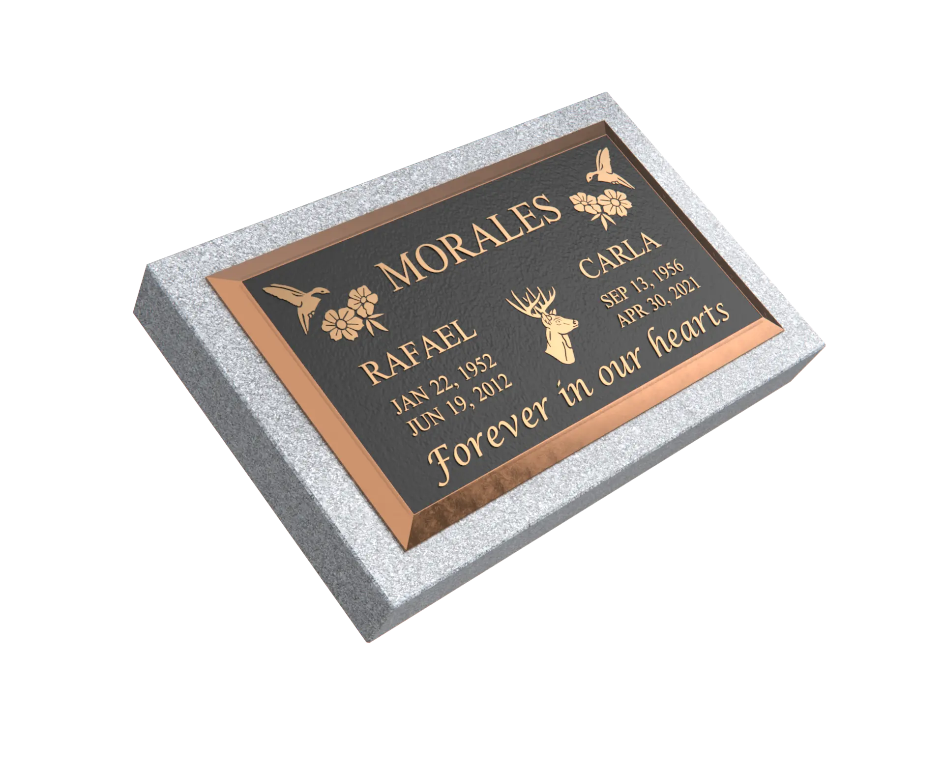 Premium Bronze Plaque 28"x 16"
