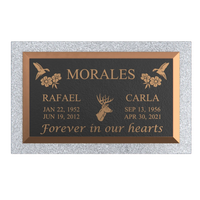 Premium Bronze Plaque 28"x 16"