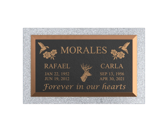 Premium Bronze Plaque 28"x 16"