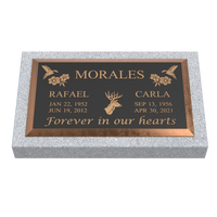 Premium Bronze Plaque 28"x 16" with Granite Base