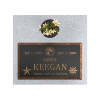 Premium Bronze Plaque 28"x 16" with Granite Base