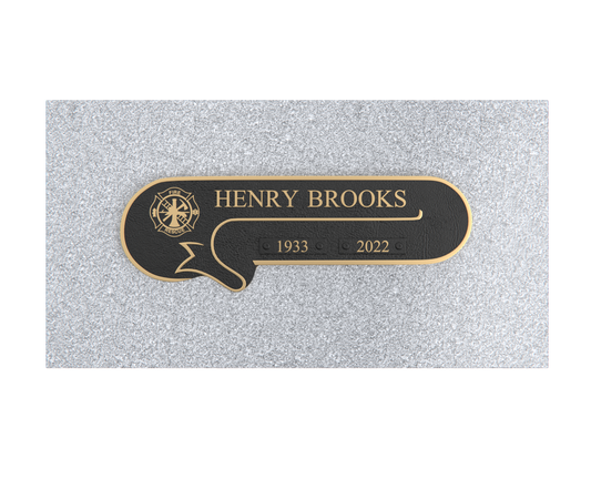 Premium Bronze Plaque 11"x 4" with Granite Base