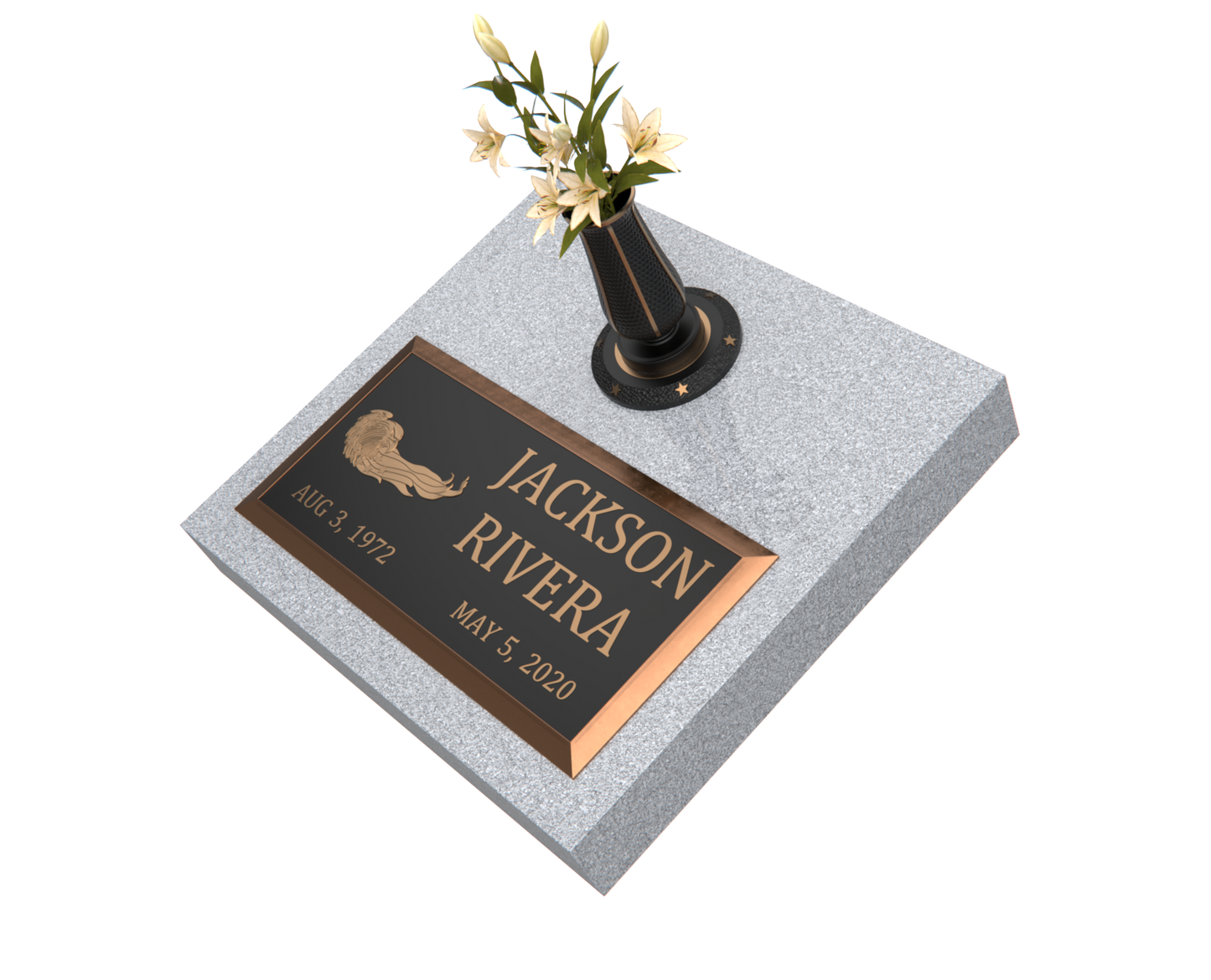 Premium Bronze Plaque 24"x 12" with Granite Base