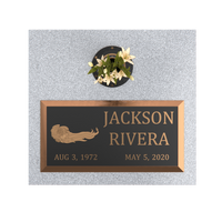 Premium Bronze Plaque 24"x 12" with Granite Base
