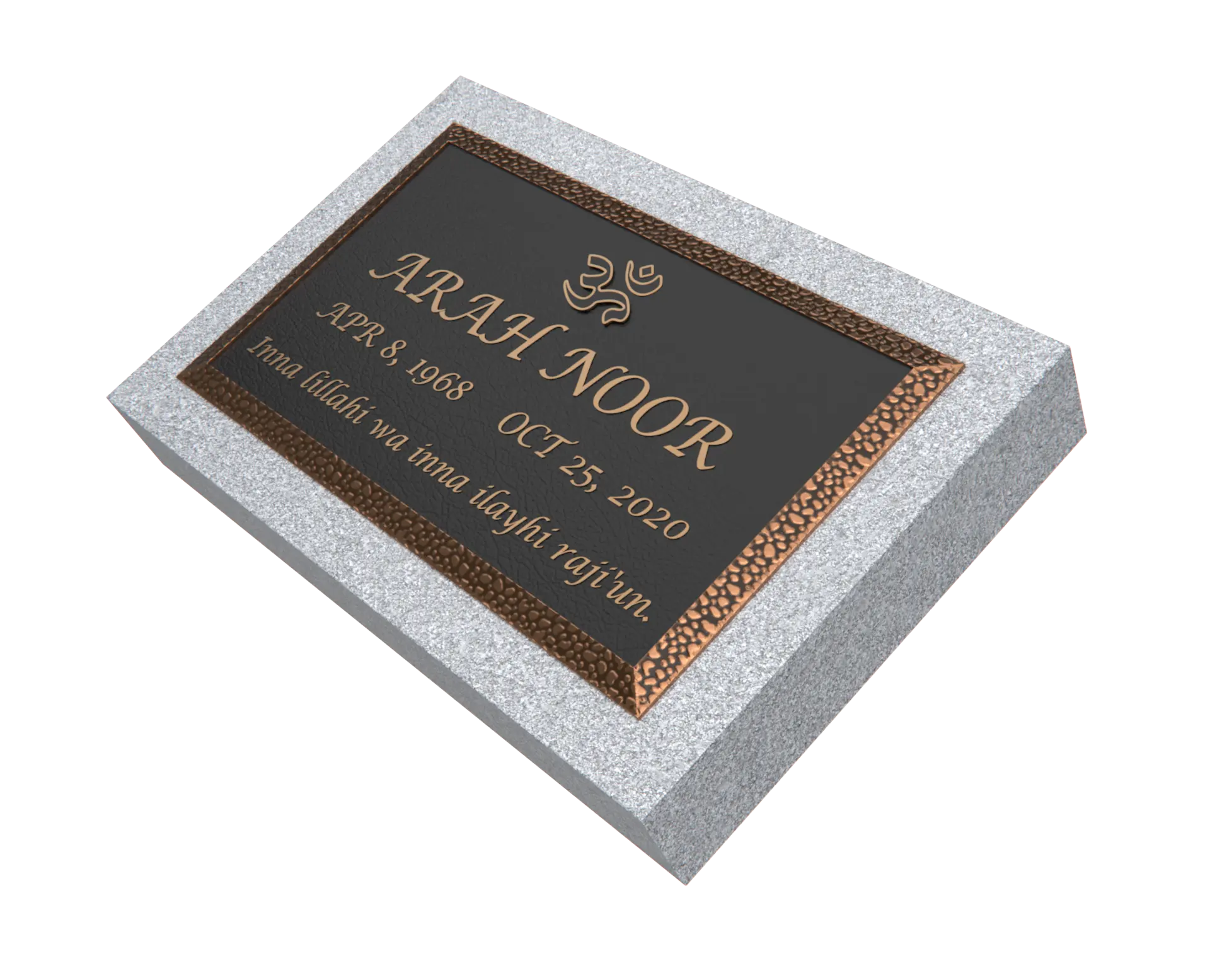 Premium Bronze Plaque 24"x 14"