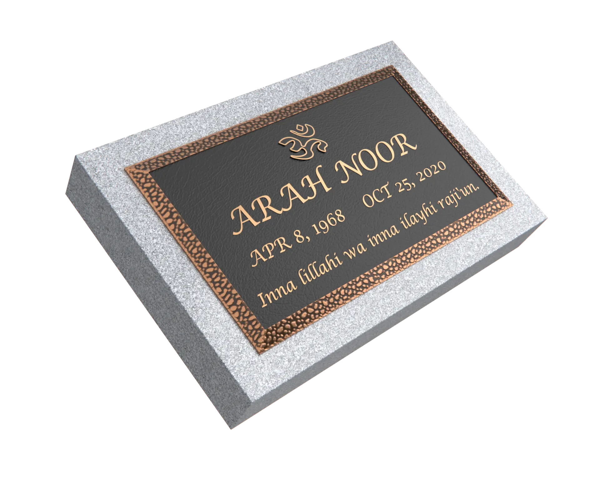 Premium Bronze Plaque 24"x 14"
