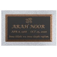 Premium Bronze Plaque 24"x 14" with Granite Base