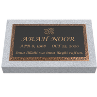 Premium Bronze Plaque 24"x 14" with Granite Base