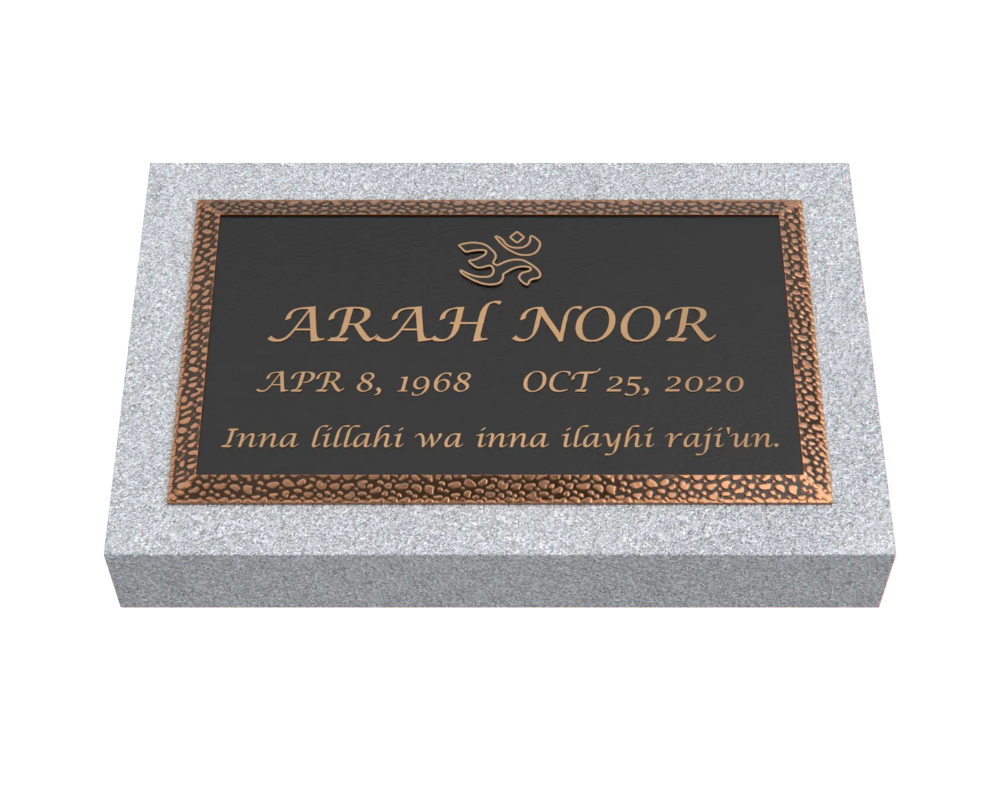 Premium Bronze Plaque 24"x 14"