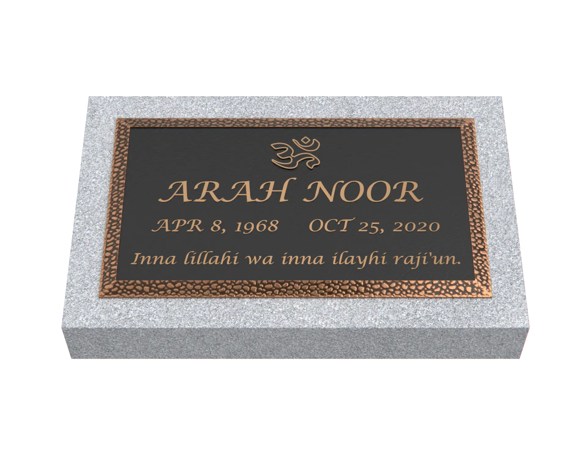 Premium Bronze Plaque 24"x 14"