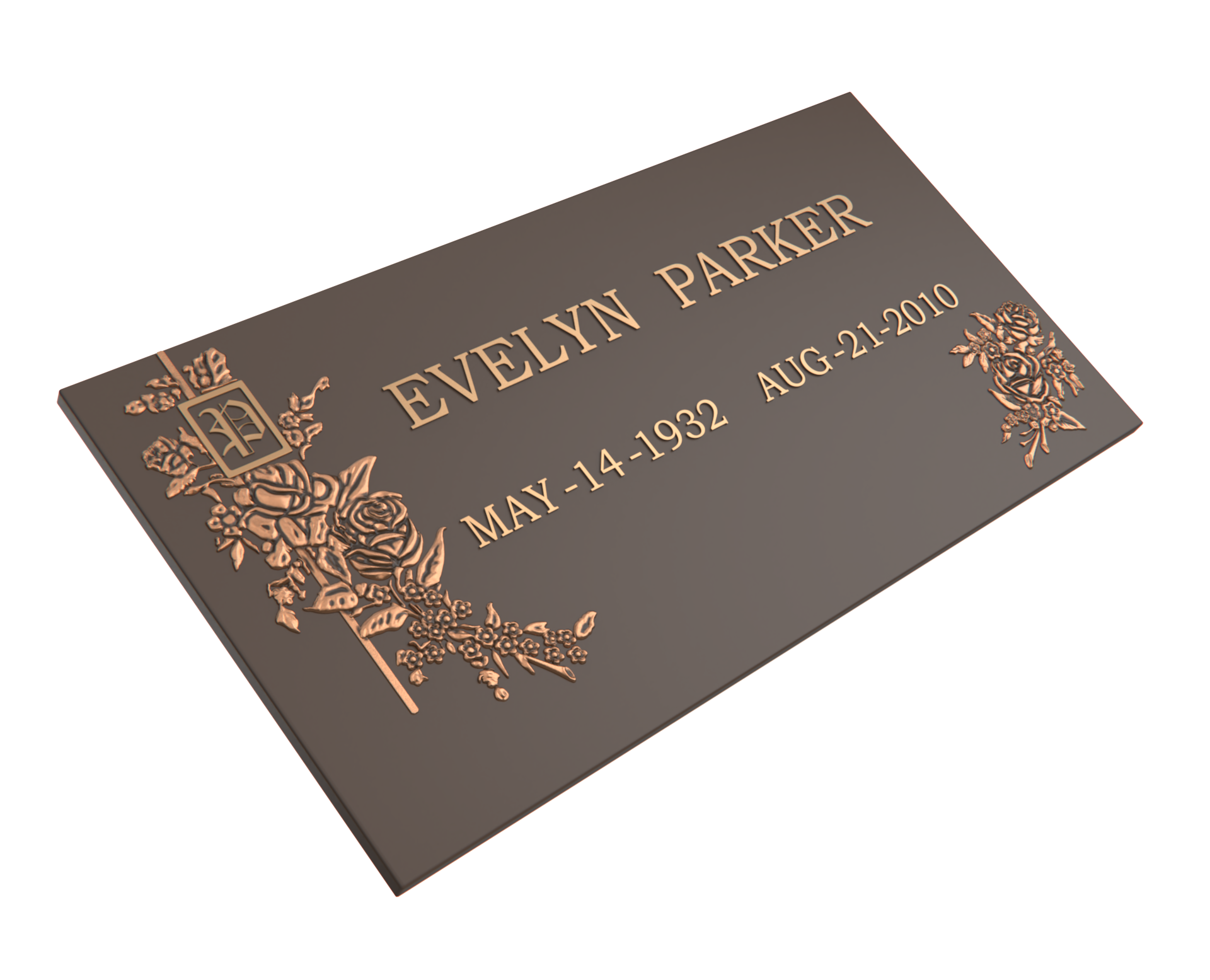 Premium Bronze Plaque 24"x 12"