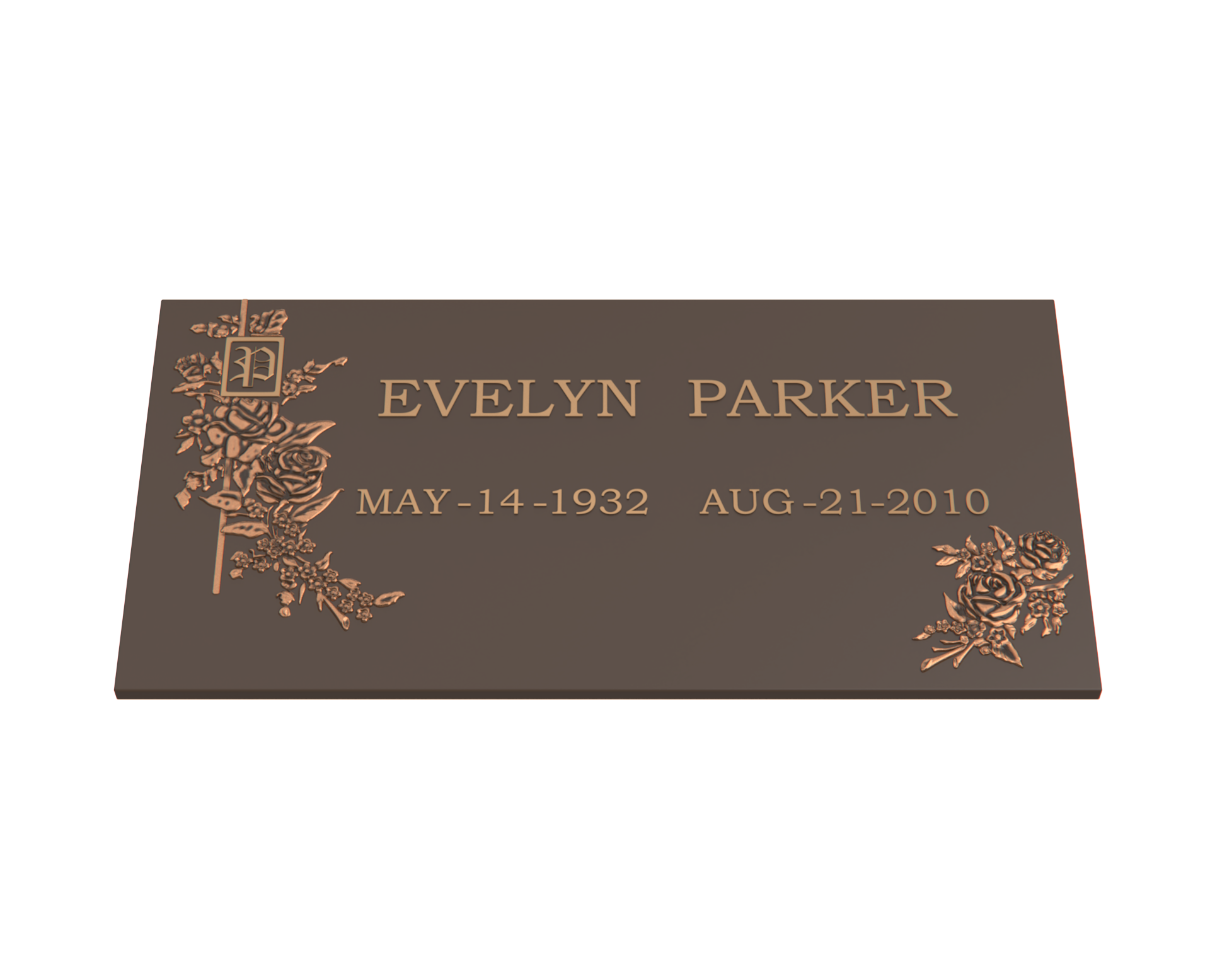 Premium Bronze Plaque 24"x 12"
