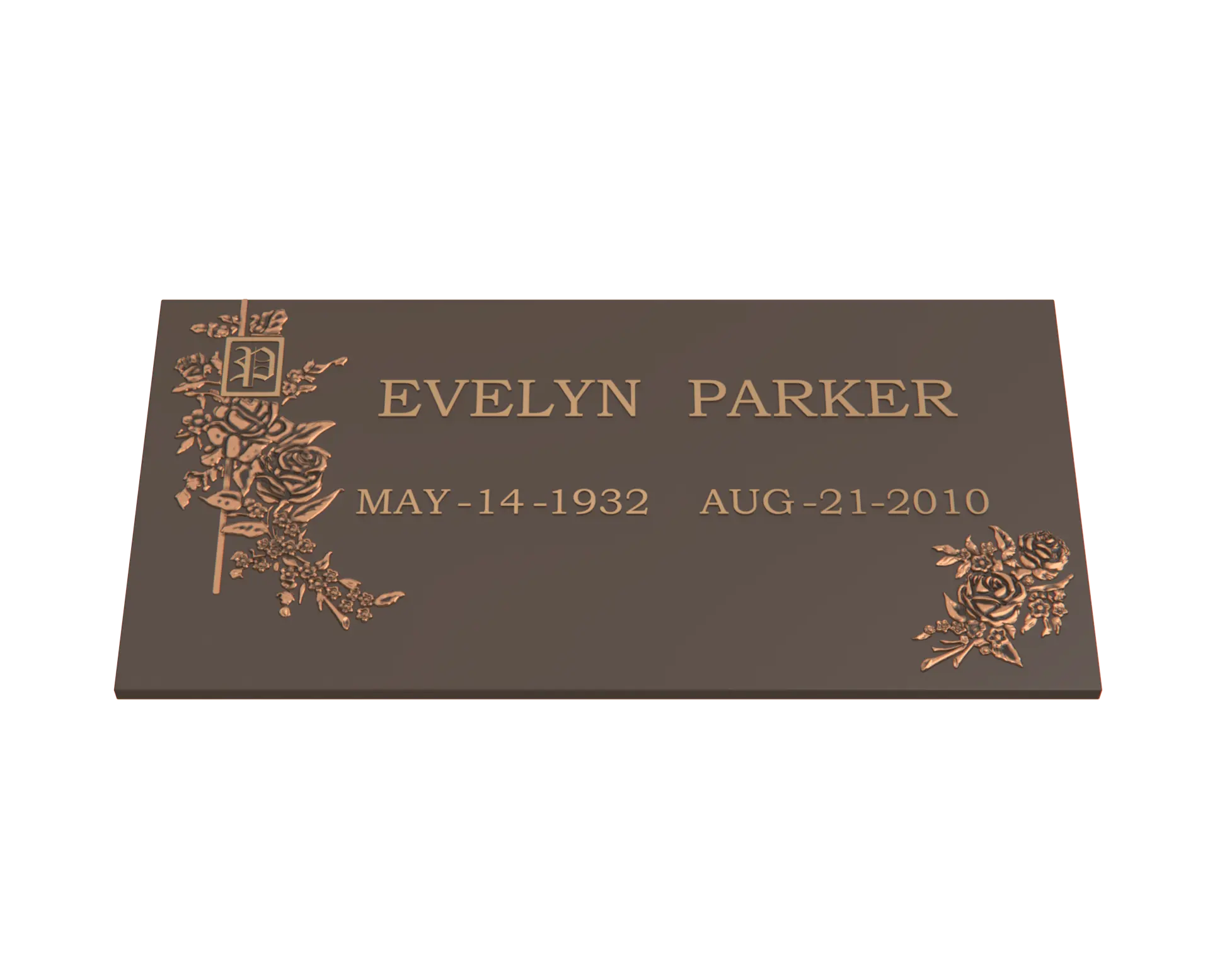 Premium Bronze Plaque 24"x 12"