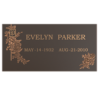 Premium Bronze Plaque 24"x 12"