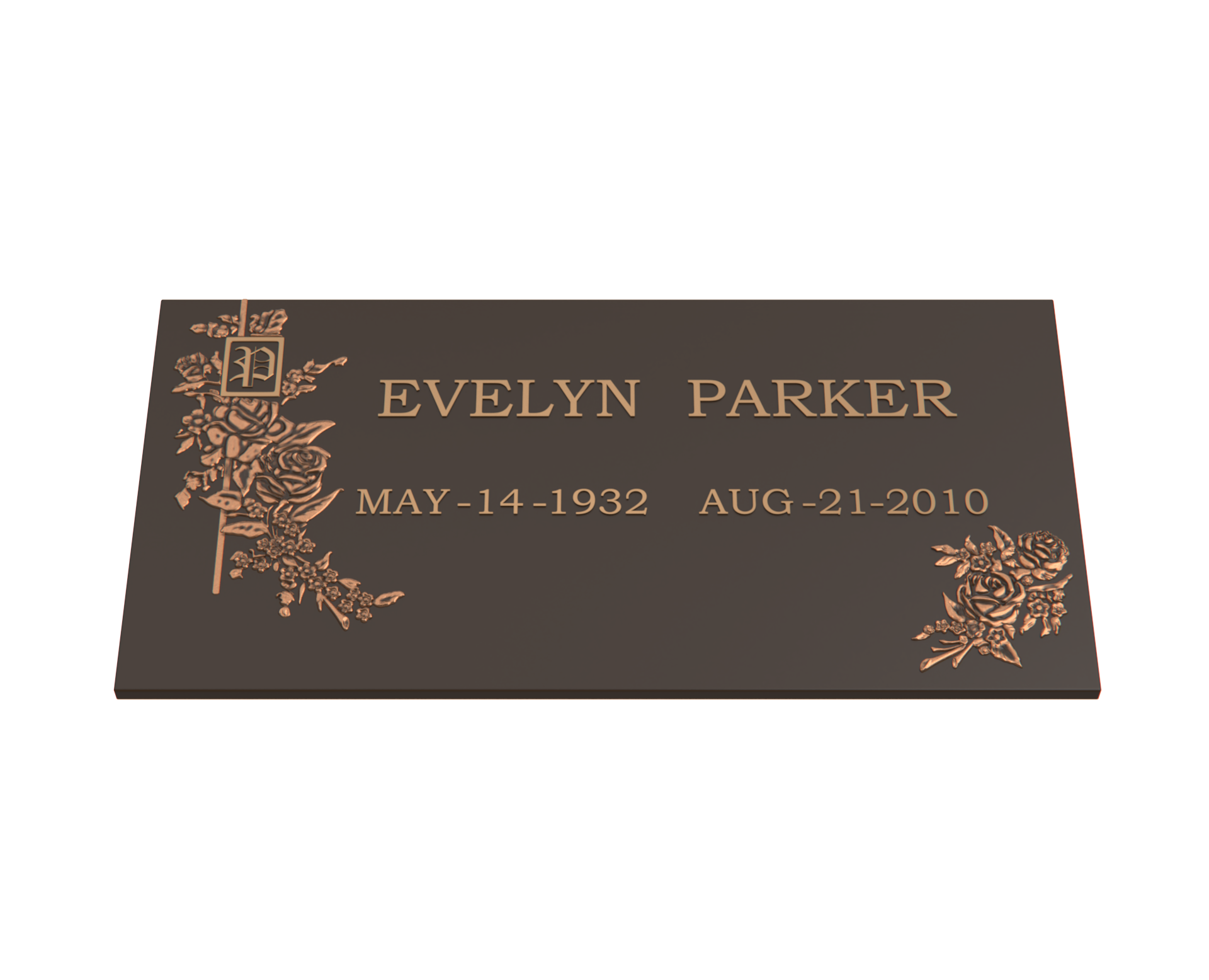 Premium Bronze Plaque 24"x 12"