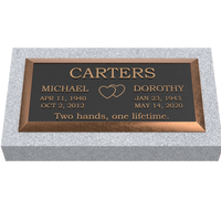 Premium Bronze Plaque 24"x 12" with Granite Base