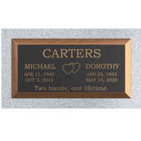Premium Bronze Plaque 24"x 12"