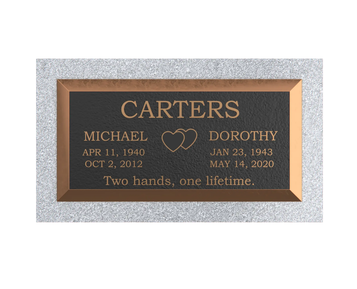 Premium Bronze Plaque 24"x 12"