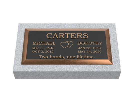 Premium Bronze Plaque 24"x 12"