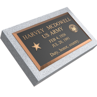 Premium Bronze Plaque 24"x 14" with Granite Base