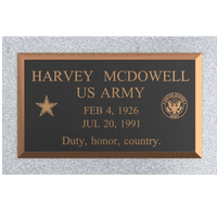 Premium Bronze Plaque 24"x 14"