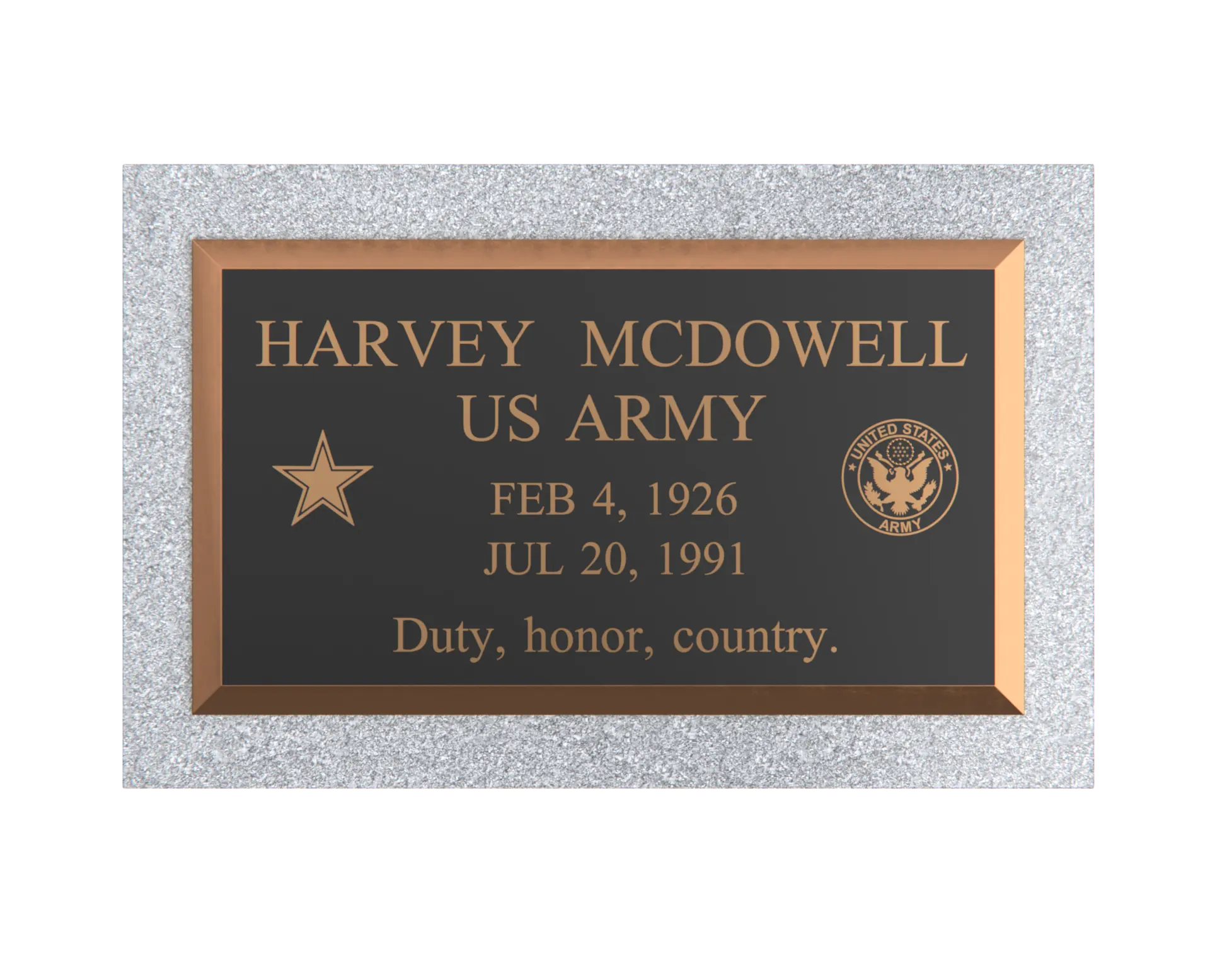 Premium Bronze Plaque 24"x 14"