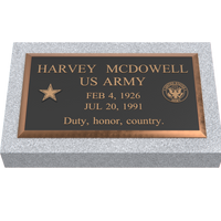 Premium Bronze Plaque 24"x 14" with Granite Base