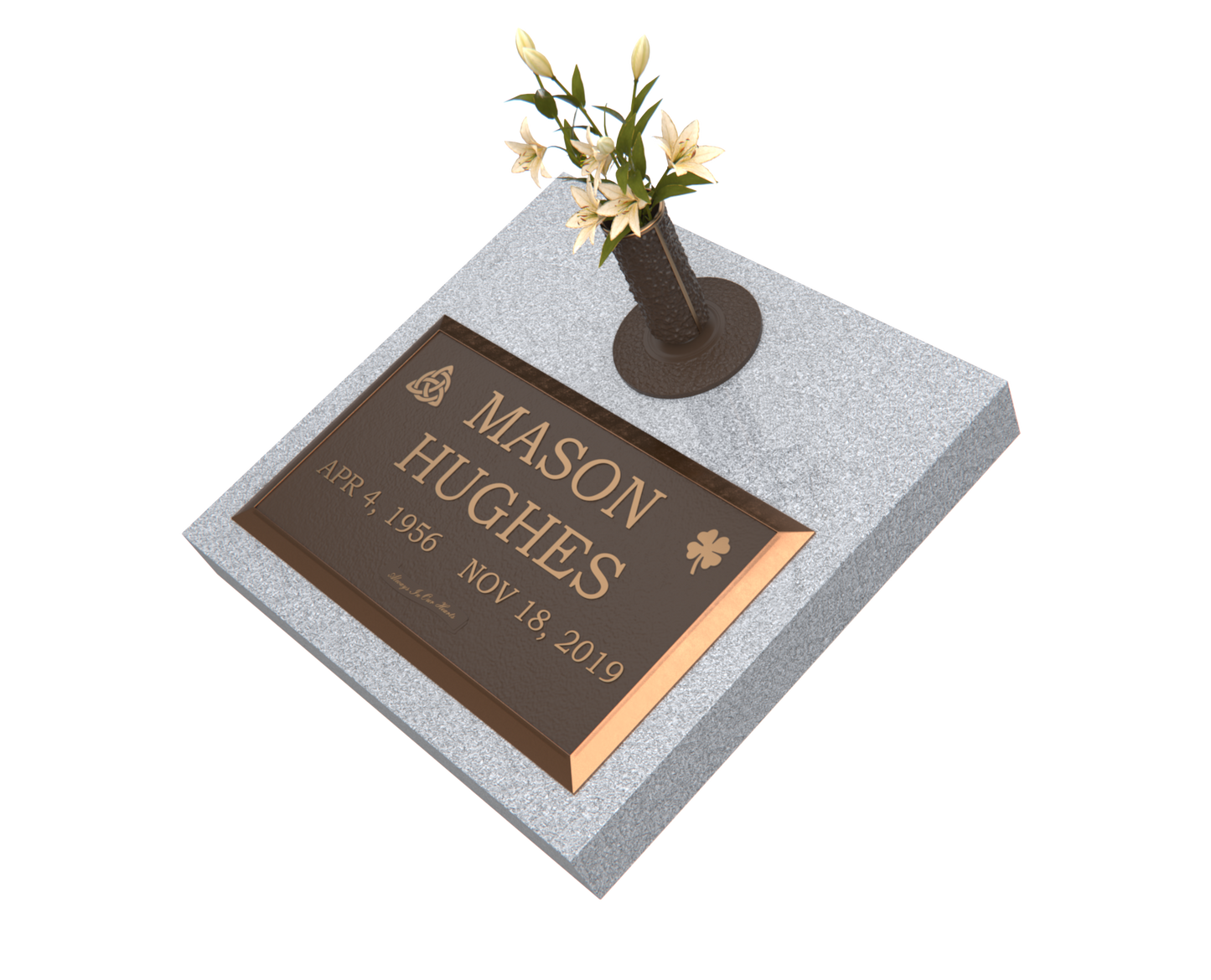 Premium Bronze Plaque 28"x 16" with Granite Base